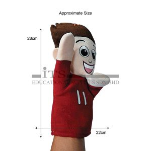 family hand puppets (6 pcs) set e