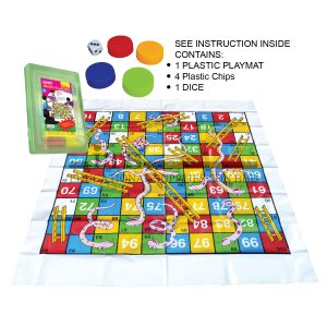 giant snakes & ladders game