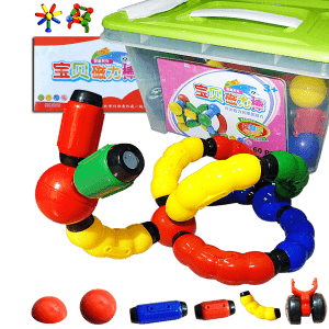 MINI MAGNETIC CONNECTORS BLOCKS (60 PCS) - ITS Educational Supplies