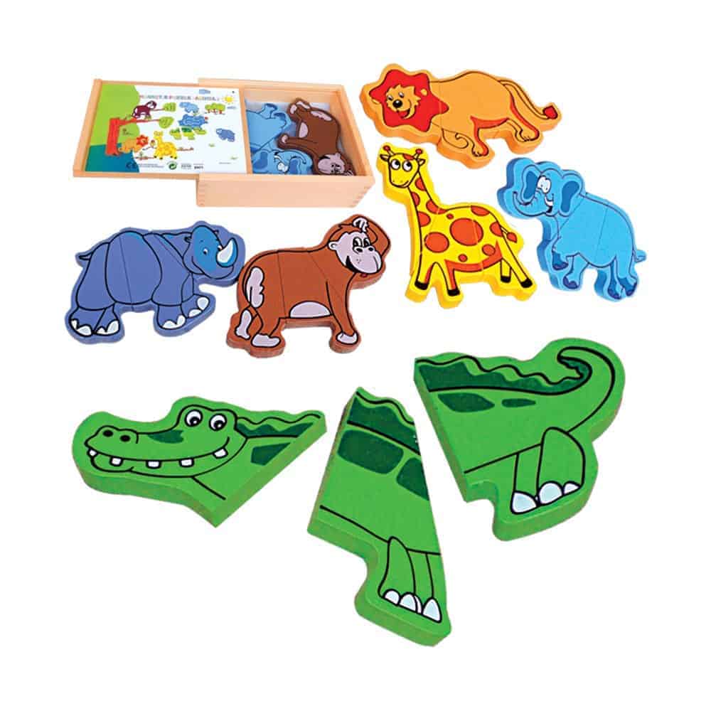 magnetic animal puzzle