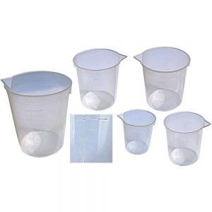 PLASTIC MEASURING BEAKERS (5 PCS) - ITS Educational Supplies