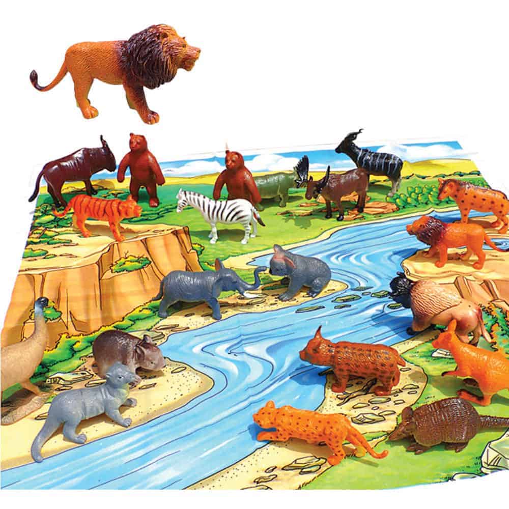 MODEL WILD ANIMALS SET (20 PCS) - ITS Educational Supplies Sdn Bhd