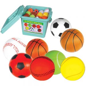 PU SPORTS MINI BALLS (48 UNITS) - ITS Educational Supplies Sdn Bhd