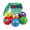 pu smiley colours balls (24 units)