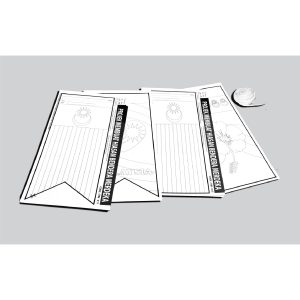 projek membuat hiasan bendera merdeka (50 pcs)