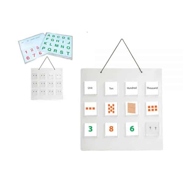 MAGNETIC POCKET BOARD WITH CARDS - ITS Educational Supplies Sdn Bhd