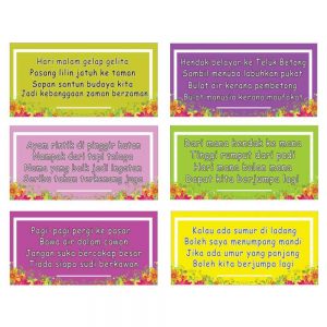 PANTUN KLASIK (SET B) (SET OF 6) - ITS Educational Supplies Sdn Bhd