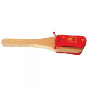 WOOD CASTANET ON HANDLE - ITS Educational Supplies Sdn Bhd