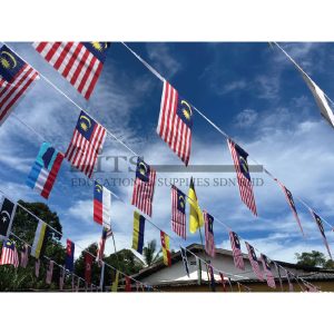 bendera malaysia jenis gantung berderat (15 keping)