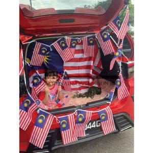 bendera malaysia jenis gantung berderat (15 keping)