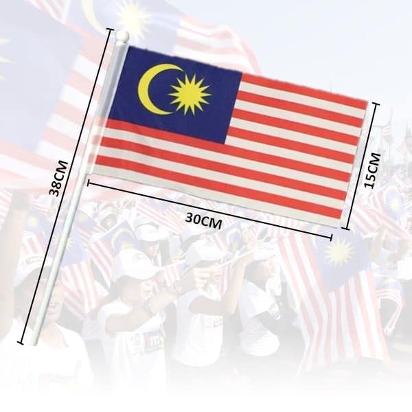 BENDERA MALAYSIA JENIS PEGANGAN TANGAN - ITS Educational Supplies Sdn Bhd