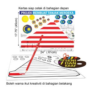projek membuat tanjak merdeka (set of 40)