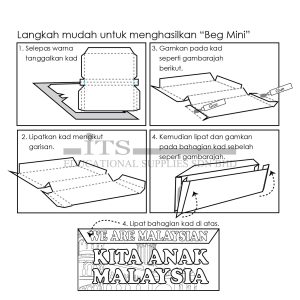 projek membuat tanjak merdeka (set of 40)