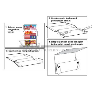 projek membuat tanjak merdeka (set of 40)