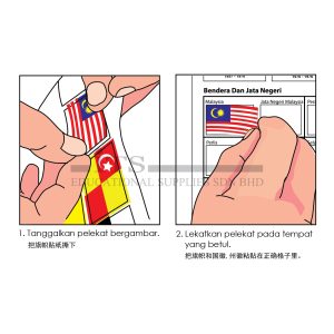 projek membuat tanjak merdeka (set of 40)