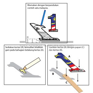 projek membuat tanjak merdeka (set of 40)