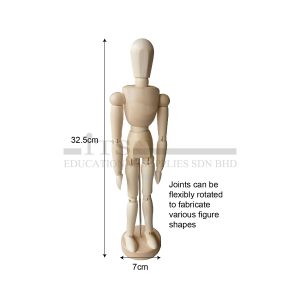 wooden figure 3d model