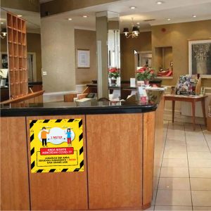 prevent covid 19 together practice social distancing (set of 10)