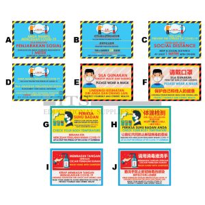 poster 3k untuk sekolah (mencegah covid 19) pasca pkp di sekolah