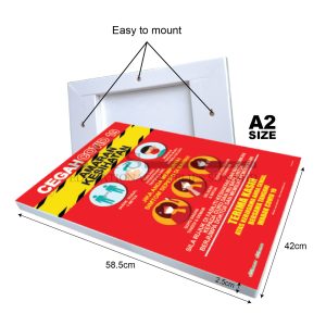 poster 3k untuk sekolah (mencegah covid 19) pasca pkp di sekolah