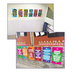 set poster motivational quotes (set of 6)