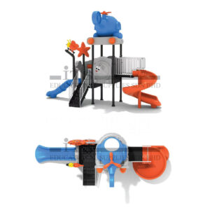 double slide playground