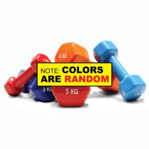 various weight dumbbells (kg)