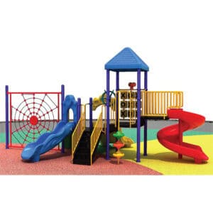 integrated playground set