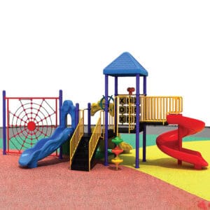 integrated playground set