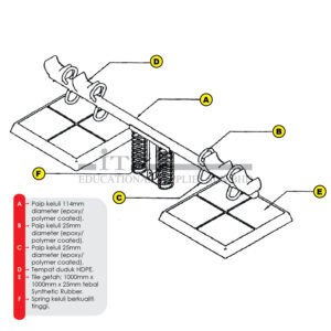 jongkang jongket (4 seater)