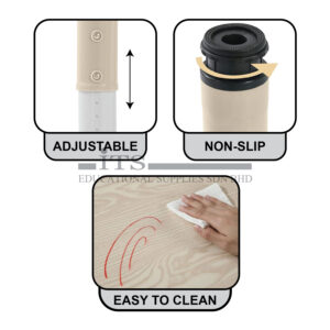 long adjustable table and chair (1 set)