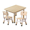 rectangle adjustable table and chair (1 set)