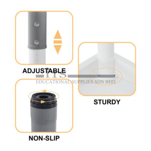 rectangle adjustable table and chair (1 set)