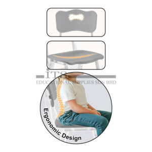 square adjustable table and chair (1 set)