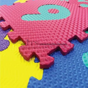 puzzle number foam mat