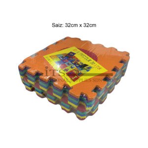 puzzle number foam mat