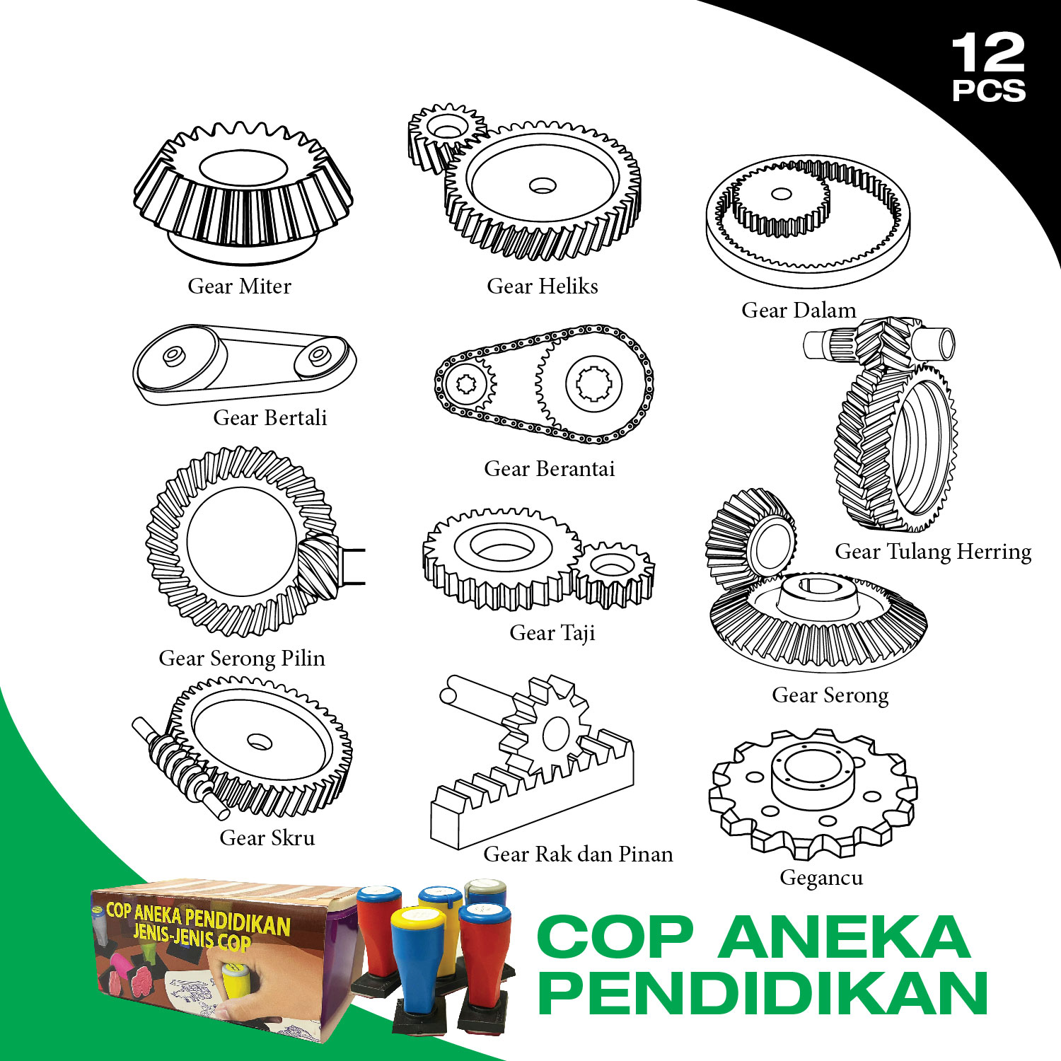 cop gear (12pcs)