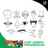 cop anggota badan manusia (14pcs)