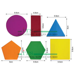 transparent pattern blocks (36pcs)